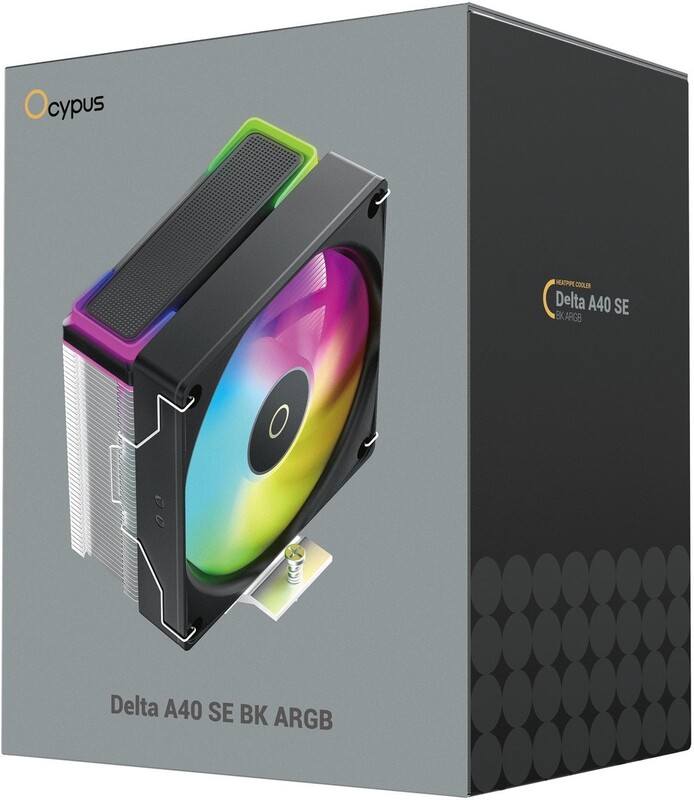 Кулер процесорний Ocypus Delta A40 SE ARGB (DELTA-A40-BK1AAWN00S-GL)