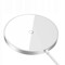 Фото - Бездротовий зарядний пристрій Baseus Simple Mini3 Magnetic Wireless Charger 15W Silver (CCJJ040012) | click.ua