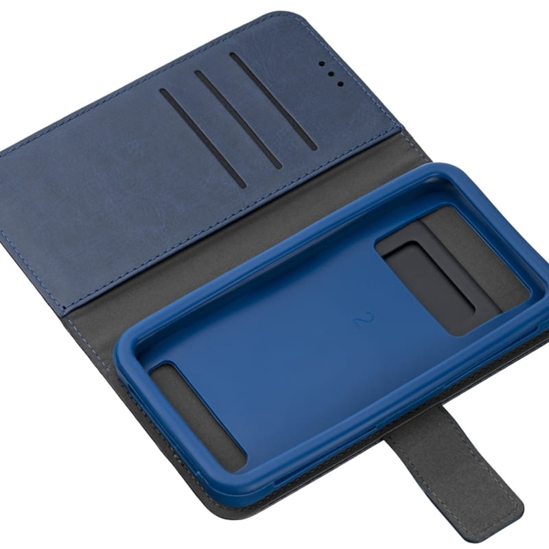 Чехол-книжка 2E Basic Eco Leather для смартфонов 4.5-5" Navy (2E-UNI-4.5-5-HDEL-NV)
