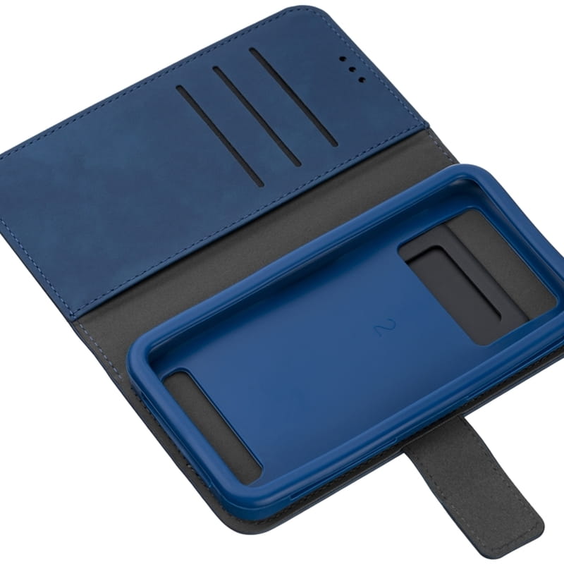 Чохол-книжка 2E Silk Touch для смартфонів 6-6.5" Denim Blue (2E-UNI-6-6.5-HDST-DBL)
