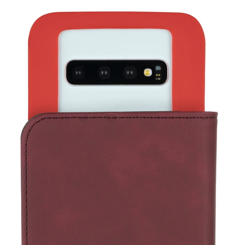 Чехол-книжка 2E Silk Touch для смартфонов 5.5-6" Сarmine Red (2E-UNI-5.5-6-HDST-CRD)