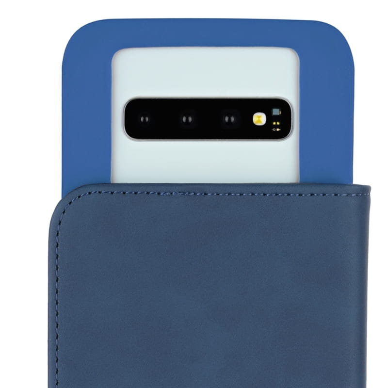 Чехол-книжка 2E Silk Touch для смартфонов 4.5-5" Denim Blue (2E-UNI-4.5-5-HDST-DBL)