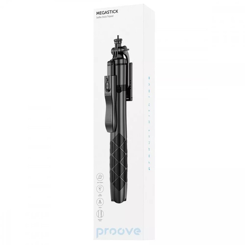 Трипод Proove MegaStick Selfie Stick Tripod 1530 mm Black (MPMS00010001)