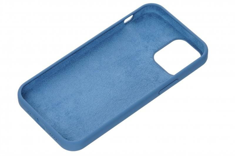 Чeхол-накладка 2E Liquid Silicone для Apple iPhone 12 Cobalt Blue (2E-IPH-12-OCLS-CB)
