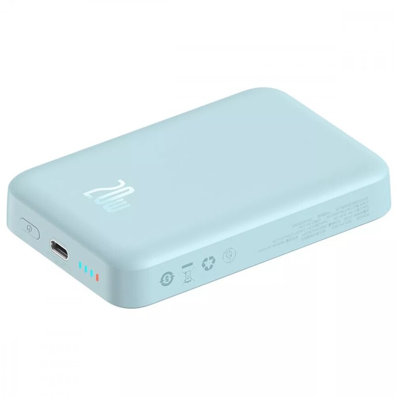 Универсальная мобильная батарея Baseus Magnetic Mini 10000mAh, 20W Blue (PPCX110103)