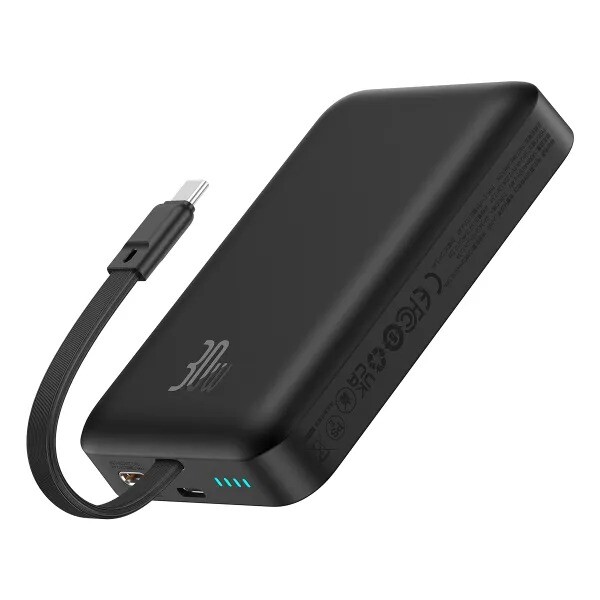 Универсальная мобильная батарея Baseus Magnetic Mini 10000mAh, 30W Black (P1002210B113-00)