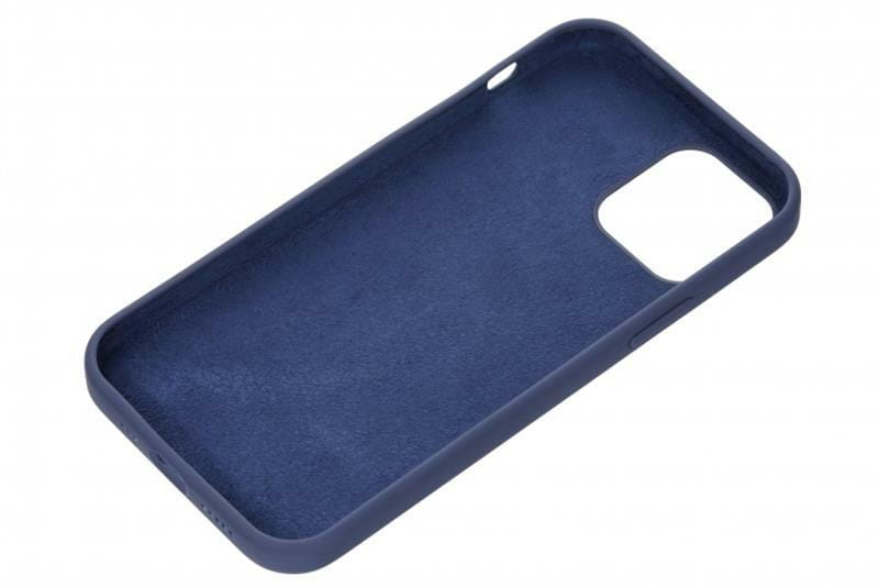 Чохол-накладка 2E Liquid Silicone для Apple iPhone 12 Pro Midnight Blue (2E-IPH-12PR-OCLS-MB)