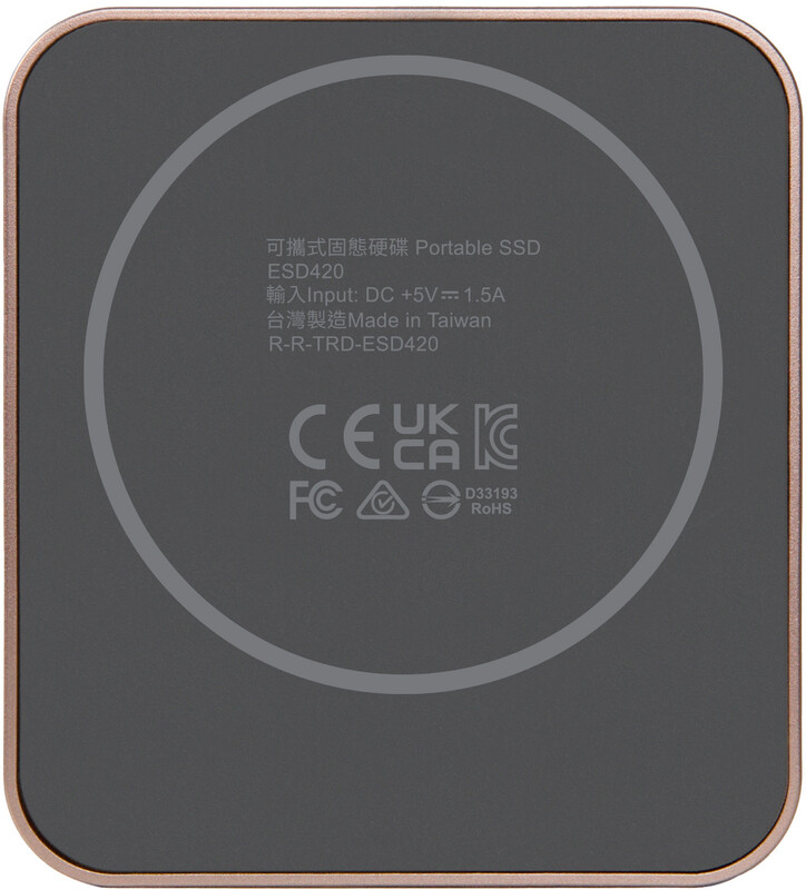 Накопитель внешний SSD USB Type-C 4TB Transcend ESD410C Gold (TS4TESD420G)