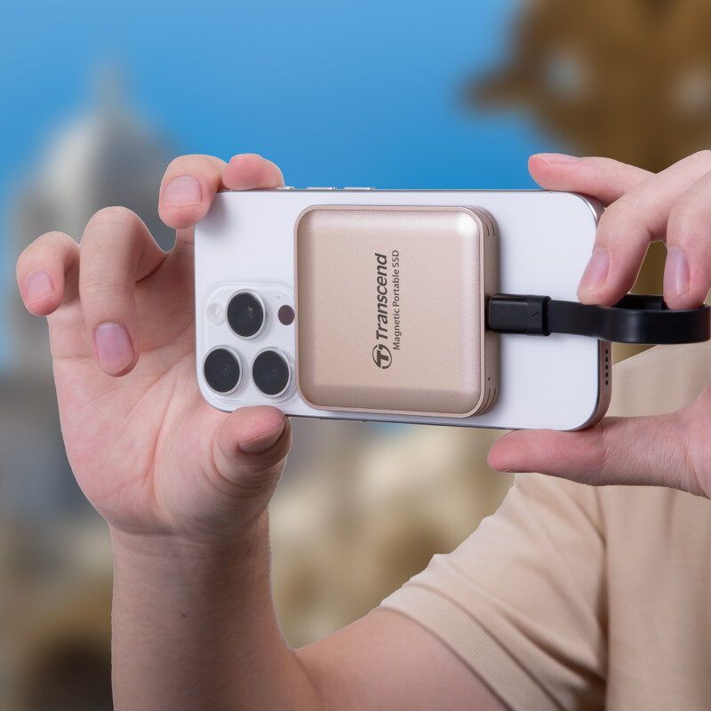 Накопитель внешний SSD USB Type-C 4TB Transcend ESD410C Gold (TS4TESD420G)