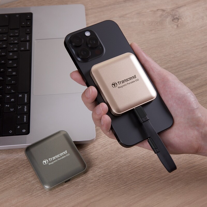 Накопитель внешний SSD USB Type-C 4TB Transcend ESD410C Gold (TS4TESD420G)