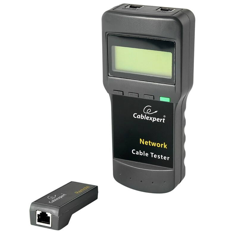 Тестер кабельный Cablexpert NCT-31 для UTP, STP, коаксиальных кабелей