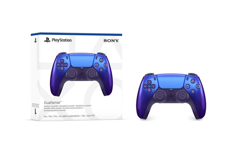 Геймпад беспроводной Sony PlayStation 5 DualSense Chrome Indigo (1000050597)