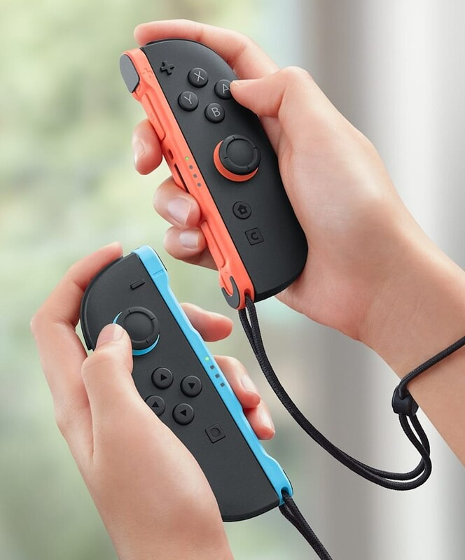 Набор 2 контроллера Nintendo Joy-Con 2 Light Blue/Light Red (0045496321413)