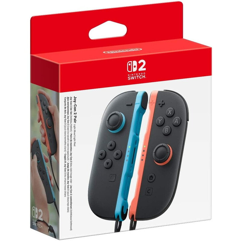 Набор 2 контроллера Nintendo Joy-Con 2 Light Blue/Light Red (0045496321413)