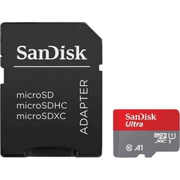 Карта памяти MicroSDHC 32GB UHS-I Class 10 R120/W120MB/s SanDisk Ultra V10 U1 + SD Adapter (SDSQUA4-032G-GN6MA)
