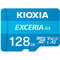 Фото - Карта пам`яті MicroSDXC 128GB UHS-1 U3 Class 10 Kioxia Exceria G3 V30 + SD-адаптер (LMEX3L128GG2) | click.ua