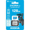 Фото - Карта пам`яті MicroSDXC 128GB UHS-1 U3 Class 10 Kioxia Exceria G3 V30 + SD-адаптер (LMEX3L128GG2) | click.ua