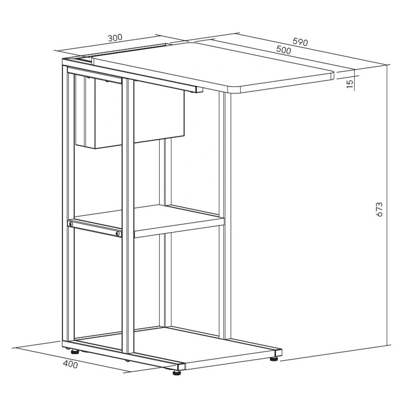 Комп`ютерний стіл OfficePro SD175DW