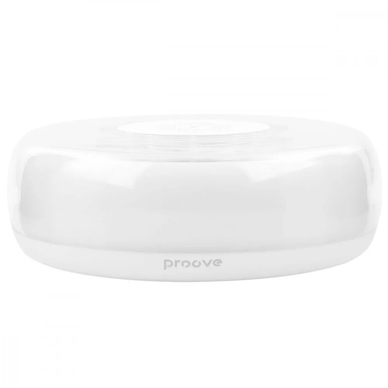 Нічник із бездротовою зарядкою Proove Alien White (PLAR05002001)