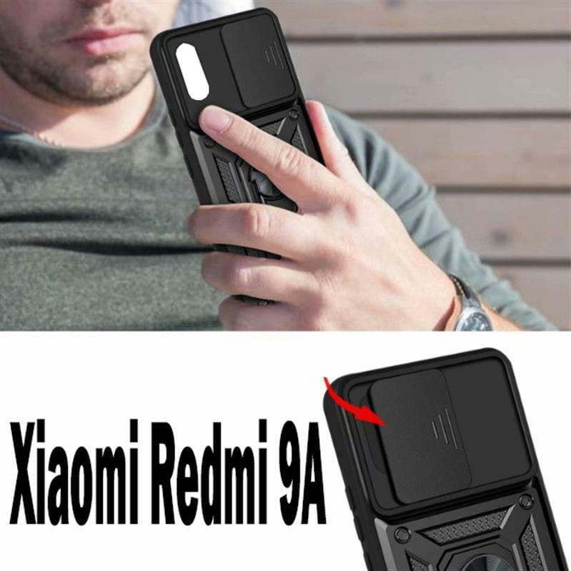 Чeхол-накладка BeCover Military для Xiaomi Redmi 9A Black (705574)