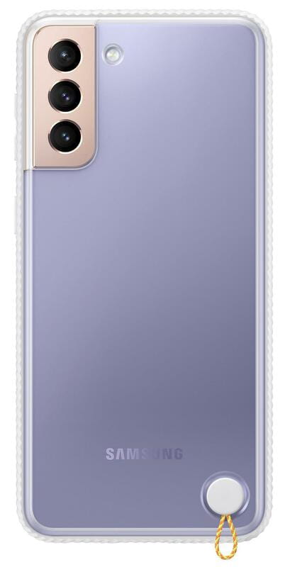 Чeхол-накладка Samsung Clear Protective Cover для Samsung Galaxy S21+ SM-G996 White (EF-GG996CWEGRU)