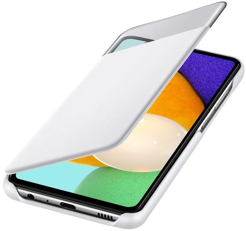 Чeхол-книжка Samsung S View Wallet Cover для Samsung Galaxy A52 SM-A525 White (EF-EA525PWEGRU)