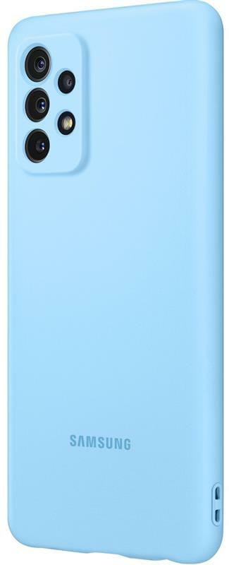 Чехол-накладка Samsung Silicone Cover для Samsung Galaxy A72 SM-A725 Blue (EF-PA725TLEGRU)