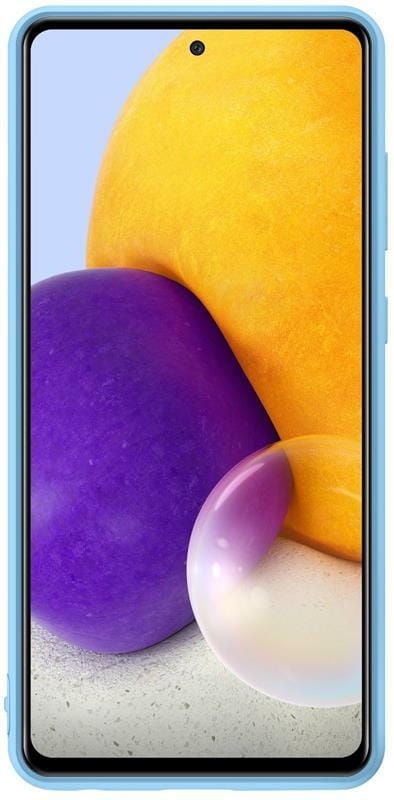 Чехол-накладка Samsung Silicone Cover для Samsung Galaxy A72 SM-A725 Blue (EF-PA725TLEGRU)