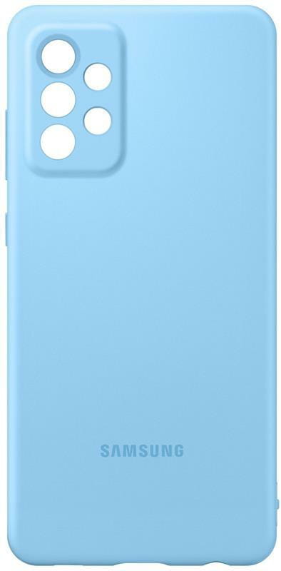 Чехол-накладка Samsung Silicone Cover для Samsung Galaxy A72 SM-A725 Blue (EF-PA725TLEGRU)
