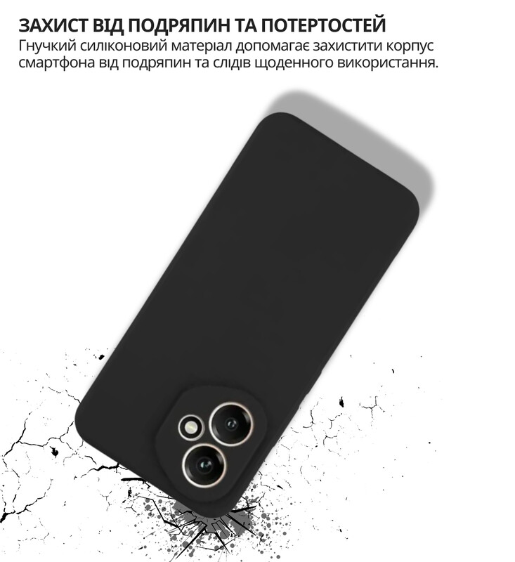 Чохол-накладка BeCover для Honor 400 Black (714944)