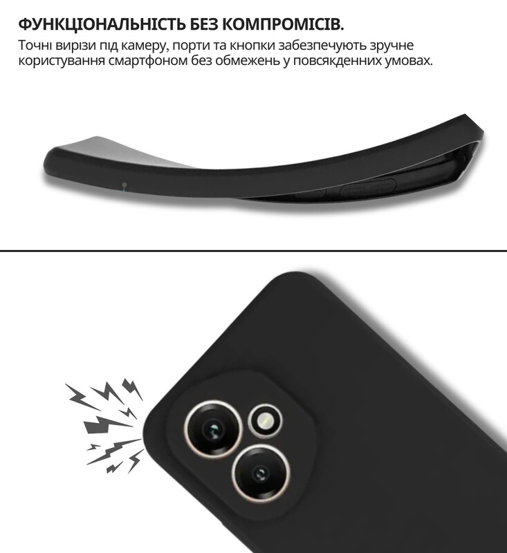 Чохол-накладка BeCover для Honor 400 Black (714944)