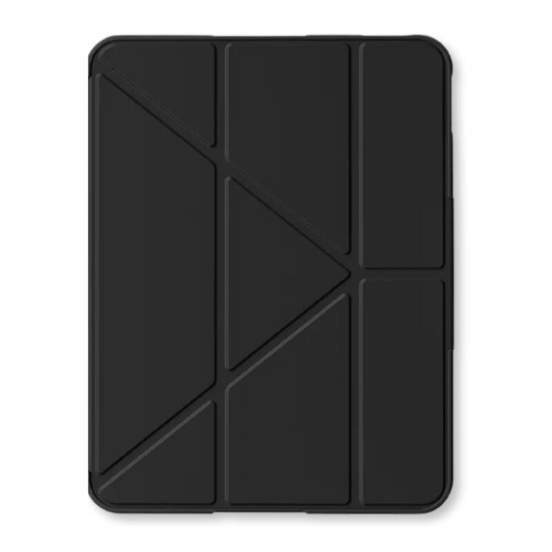 Чехол-книжка BeCover Rugged Origami Transparent с креплением Apple Pencil для Apple iPad 10.9" (2022/2024)/iPad (А16) 2025 11" Black (714966)