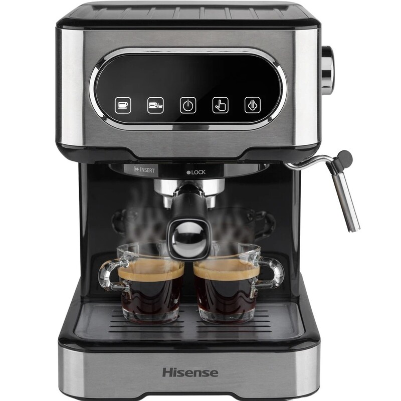 Кофеварка рожковая Hisense HESCM15DBK