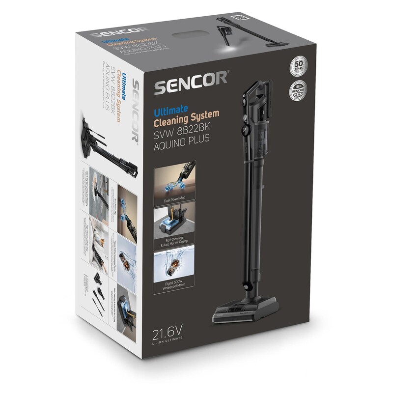 Акумуляторний пилосос Sencor SVW 8822BK