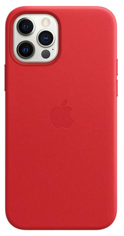 Чехол-накладка Apple Leather Case with MagSafe для Apple iPhone 12/12 Pro (PRODUCT)RED (MHKD3ZE/A)