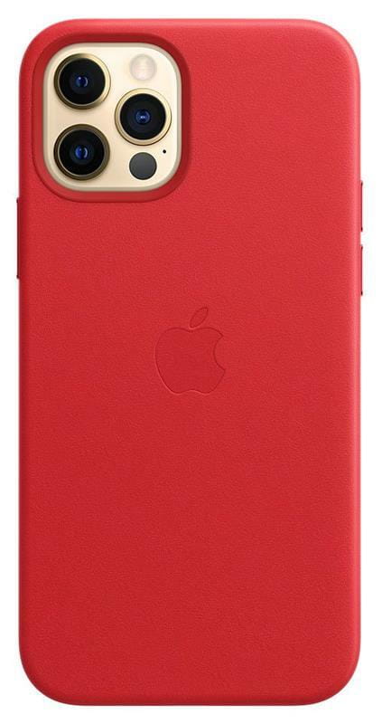 Чехол-накладка Apple Leather Case with MagSafe для Apple iPhone 12/12 Pro (PRODUCT)RED (MHKD3ZE/A)