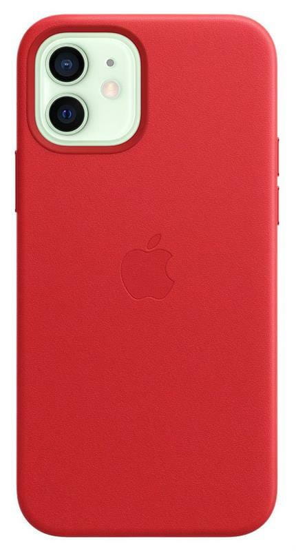 Чехол-накладка Apple Leather Case with MagSafe для Apple iPhone 12/12 Pro (PRODUCT)RED (MHKD3ZE/A)
