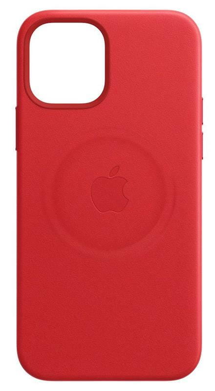 Чехол-накладка Apple Leather Case with MagSafe для Apple iPhone 12/12 Pro (PRODUCT)RED (MHKD3ZE/A)