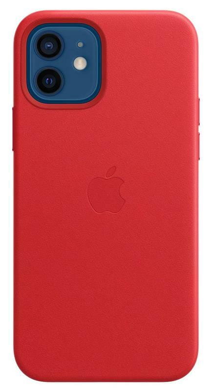 Чехол-накладка Apple Leather Case with MagSafe для Apple iPhone 12/12 Pro (PRODUCT)RED (MHKD3ZE/A)