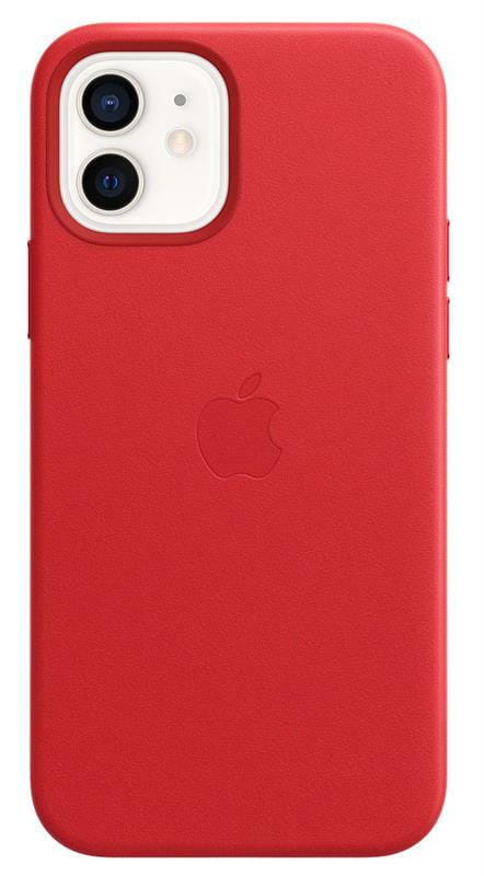 Чехол-накладка Apple Leather Case with MagSafe для Apple iPhone 12/12 Pro (PRODUCT)RED (MHKD3ZE/A)