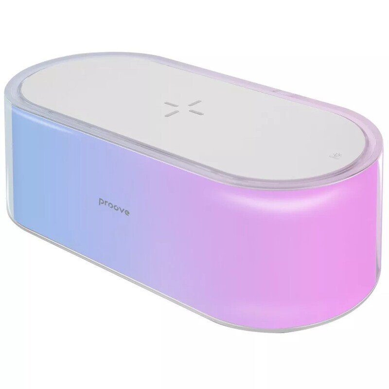 Ночник с беспроводной зарядкой Proove Glow White (PLPG00102002)