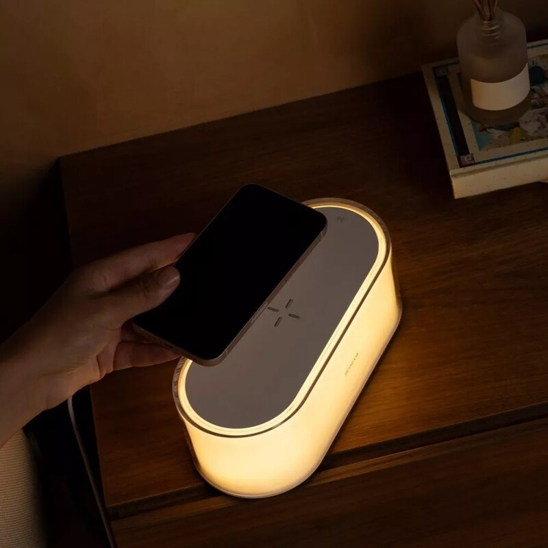 Ночник с беспроводной зарядкой Proove Glow White (PLPG00102002)