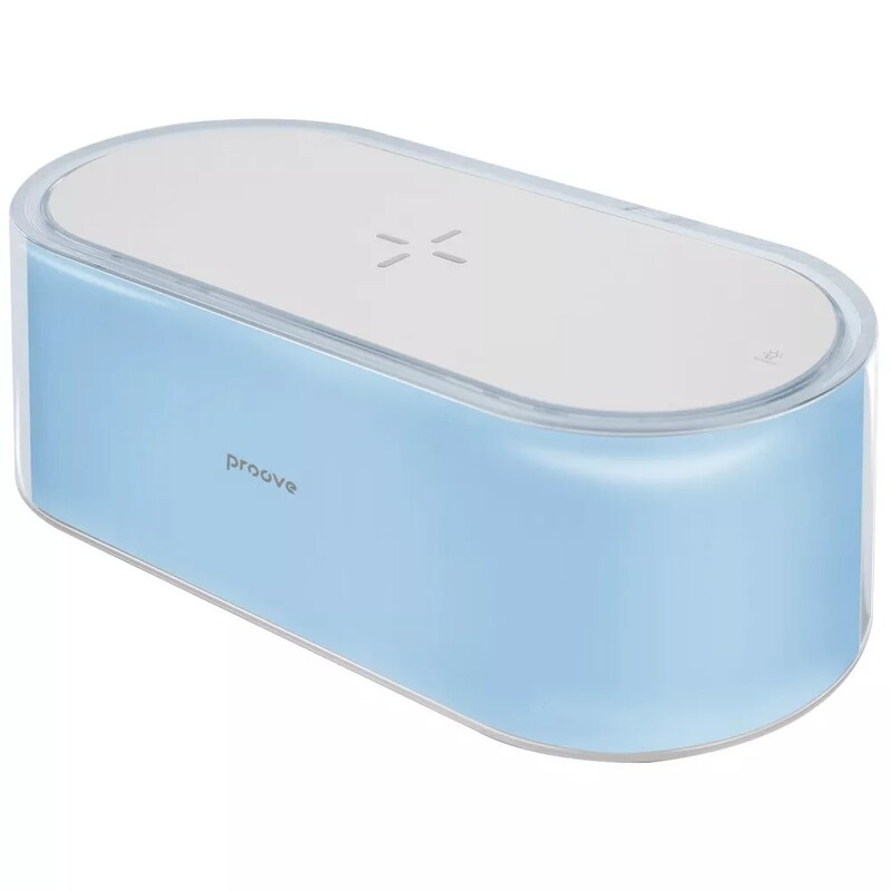 Нічник із бездротовою зарядкою Proove Multicolor Glow White (PLGM00102002)
