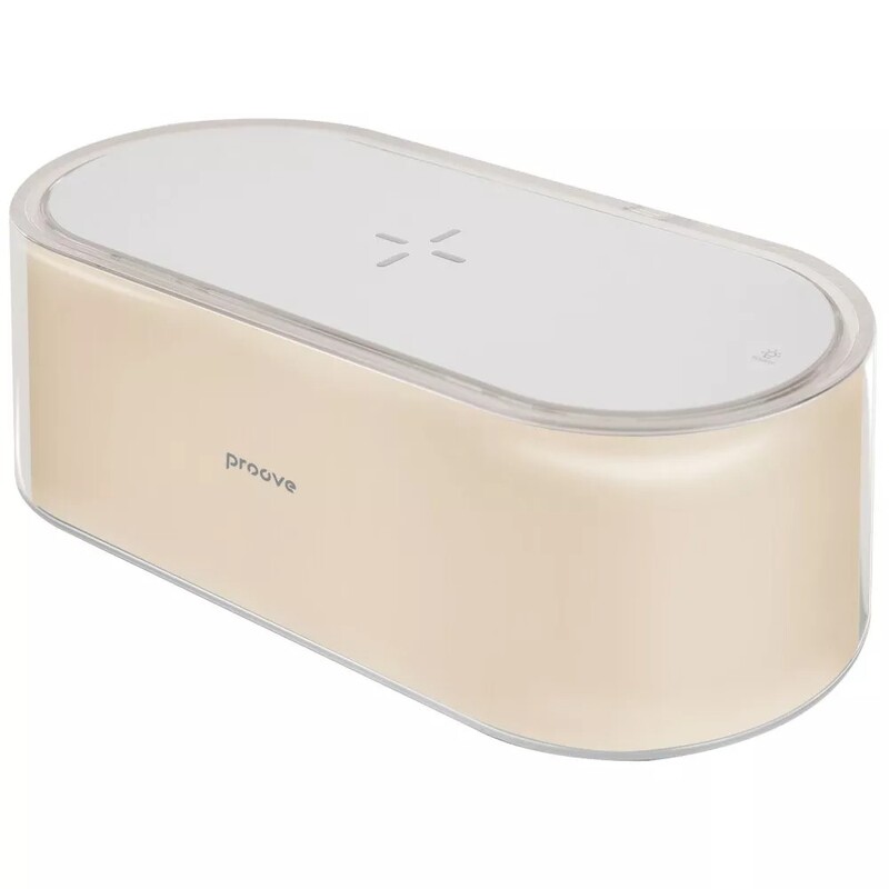 Нічник із бездротовою зарядкою Proove Multicolor Glow White (PLGM00102002)