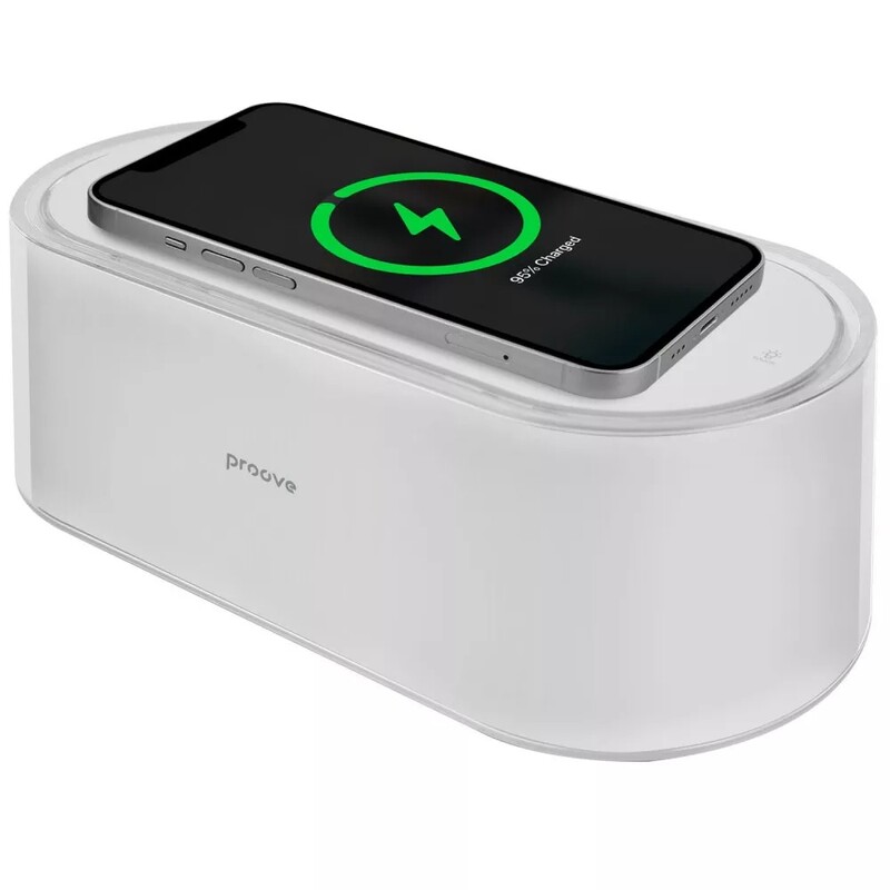 Нічник із бездротовою зарядкою Proove Multicolor Glow White (PLGM00102002)