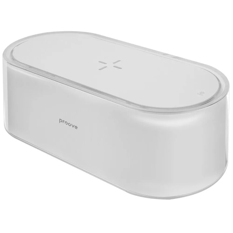 Нічник із бездротовою зарядкою Proove Multicolor Glow White (PLGM00102002)