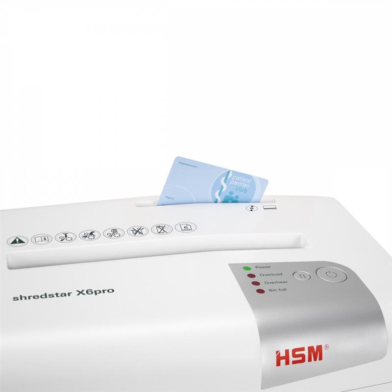 Знищувач документів HSM shredstar X6 pro (2x15) (6010956)