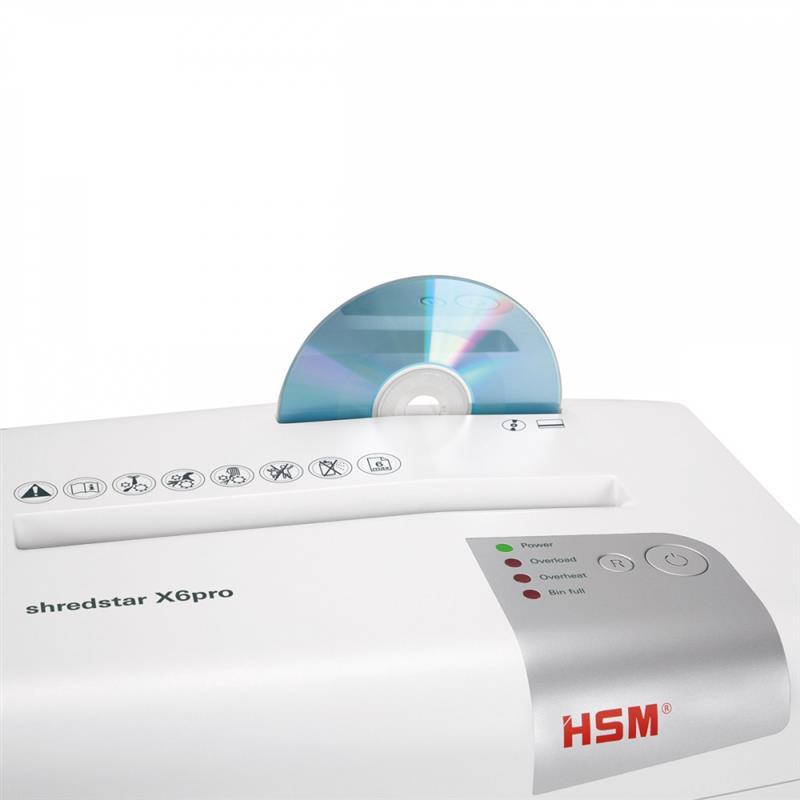 Знищувач документів HSM shredstar X6 pro (2x15) (6010956)