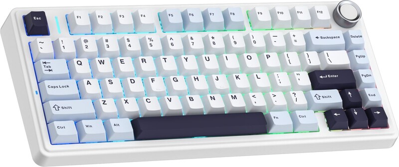 Клавіатура Aula F75 Wired Gasket White (6978080504883)