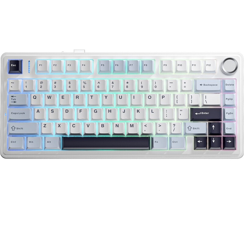 Клавіатура Aula F75 Wired Gasket White (6978080504883)